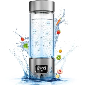 Asgool 340ml Portable Hydrogen Water Bottle: $51.25