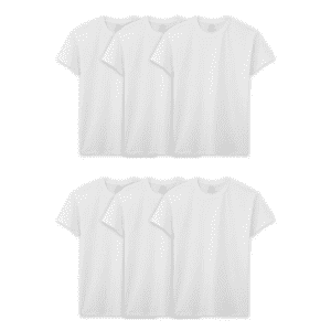 Fruit of the Loom Men's EverSoft Crew Undershirt 6-Pack: $15
