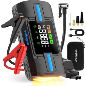 Hemingson 3,000A 160-PSI Car Battery Jump Starter: $34.99 Hemingson 3,000A 160-PSI Car Battery Jump Starter: $34.99