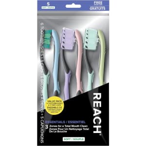 Reach Essentials Toothbrush & Brush Caps 6-Pack: $3.18 via Sub & Save