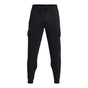 Under Armour Men's Fleece Cargo Joggers: $42