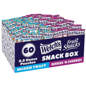 Welch's Fruit Snacks Mixed Fruit Box 60-Count: $10 via Sub & Save