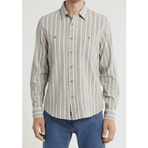 Lucky Brand Men's Mason Button-Up Work Shirt: $18