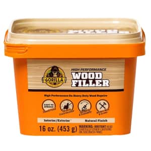 Gorilla Wood Filler 16-oz. Tub: $7.98