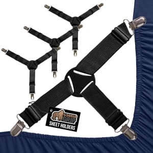 Gorilla Grip Sheet Strap 4-Pack: $7.99