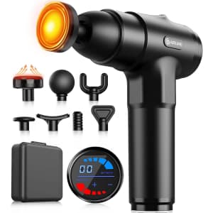 Aerlang Heated Deep Tissue Massage Gun: $19 w/ Prime Aerlang Heated Deep Tissue Massage Gun: $19 w/ Prime