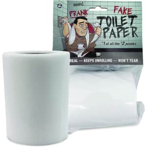 No Tear Prank Toilet Paper: $9.99