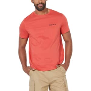 Nautica Men's Short Sleeve Solid Crew Neck T-Shirt (Large): $6.97