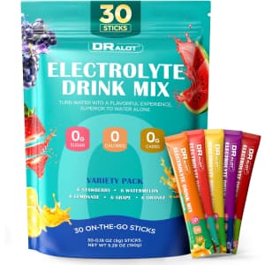 DRalot Juicy Splash Sugar-Free Electrolytes Powder: $15 w/ Sub & Save