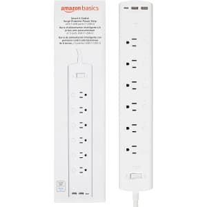 Amazon Basics 6-Outlet Smart Plug Power Strip: $28 w/ Prime Amazon Basics 6-Outlet Smart Plug Power Strip: $28 w/ Prime