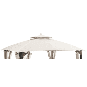 Costway 10' x 12' Patio Gazebo Replacement Top Cover 2-Tier Canopy: $55