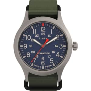 Timex Men's Expedition Scout 40mm Analog Watch: $29