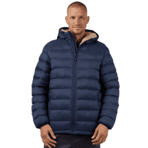 32 Degrees Men's Hooded Sherpa-Lined Jacket: 22.99