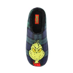Dr Seuss Men's Grinch Icon Slippers: $10