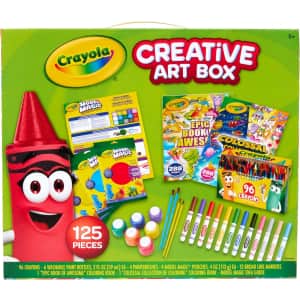 Crayola 125-Piece Creative Art Box: $25