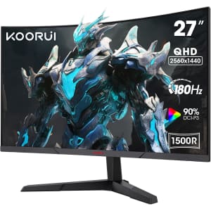 Koorui 27" Curved Gaming Monitor: $170 w/ Prime