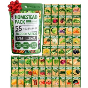 28,000+ Vegetable Seeds: $30