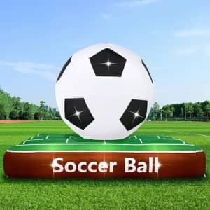 6x8-Foot Giant Inflatable Soccer Ball: $16.99
