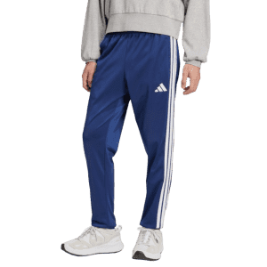adidas Men's 3-Stripes Tricot Regular Tapered Track Pants: $12