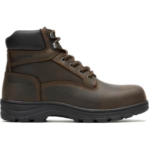 Wolverine Men's Carlsbad Waterproof Steel Toe 6" Construction Boots: $50