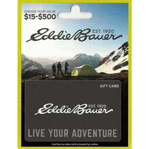 $50 Eddie Bauer Gift Card: $40 w/ Prime