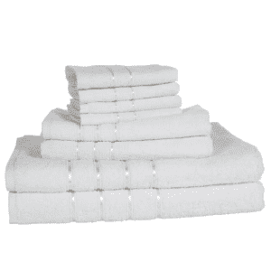 Lavish Home 8-Piece Cotton Bath Towel Set: $27 Lavish Home 8-Piece Cotton Bath Towel Set: $27