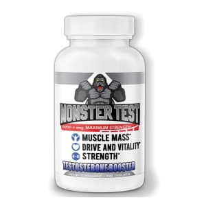 Angry Supplements Monster Test Testosterone Booster 120-Tablet Jar: 2 for $24