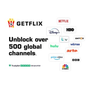 Getflix Smart DNS and VPN Lifetime Subscription: $50