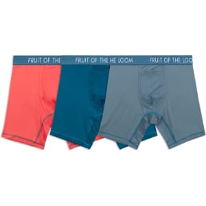 Fruit of the Loom Men's Getaway Boxer Brief 3-Pack: $8.07