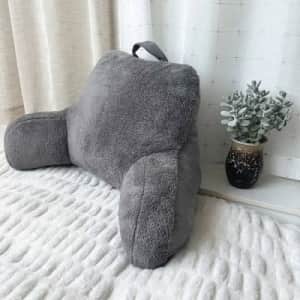 Room Essentials Faux Shearling Bed Rest Pillow: $8