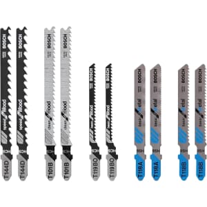 Bosch T-Shank Assorted Jigsaw Blades 10-Piece: $9.98