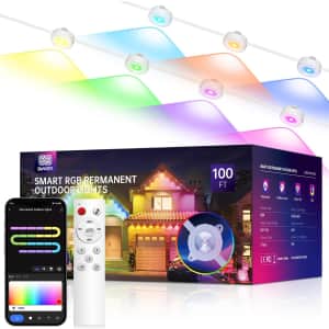 Smavista 100-Foot Smart RGB Permanent Outdoor String Lights: $79.99 Smavista 100-Foot Smart RGB Permanent Outdoor String Lights: $79.99