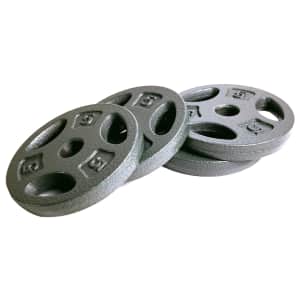 CAP Barbell 20-lb. Cast Iron Weight Plate Set: $13.86
