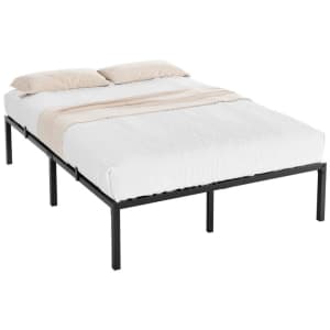 Garvee 14" Full Size Bed Frame with Steel Slat Support: $65.99 Garvee 14" Full Size Bed Frame with Steel Slat Support: $65.99