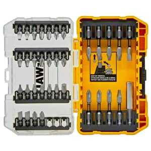 DeWalt TOUGH GRIP 35-Piece Screwdriver Bit Set: $9.98