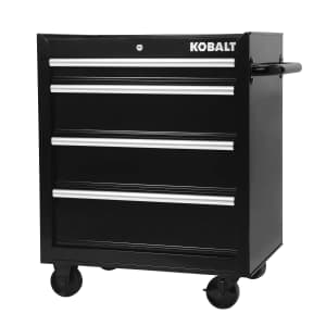 Kobalt 26.7" x 33" 4 -Drawer Steel Rolling Tool Cabinet: $219