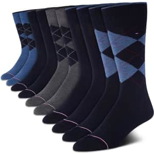 Tommy Hilfiger Men's Dress Socks 10-Pack: $22 Tommy Hilfiger Men's Dress Socks 10-Pack: $22