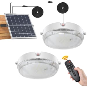 SunBonar Solar Ceiling Lights 2 Pack: $32.99