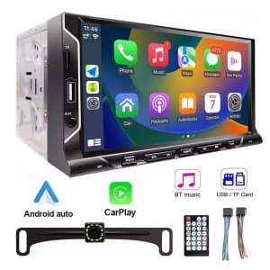 7" 2-Din HD Touchscreen Car Stereo: $48.25