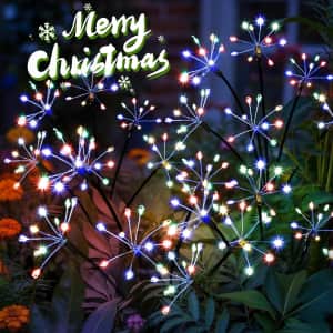 Pevoros Solar Christmas Lights 2-Pack: $7.99 Pevoros Solar Christmas Lights 2-Pack: $7.99