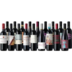 The Winter Premium Red Wine Sampler 18-Pack: $110