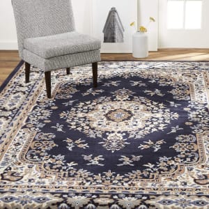 Home Dynamix 7'8"x10'7" Sakarya Traditional Medallion Area Rug: $61