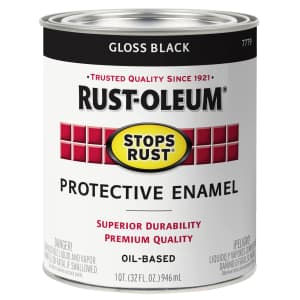 Rust-Oleum 1-Quart Stops Rust Protective Enamel Paint: $15