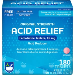 Rite Aid Acid Reducer Famotidine 10mg Tablet 180-Count: $5