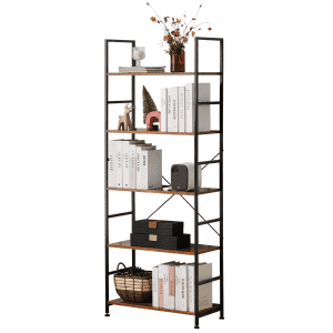 5-Tier Modern Bookshelf: $37 5-Tier Modern Bookshelf: $37