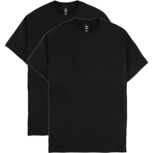 Hanes Men's Beefy T-Shirt 2-Pack: $11