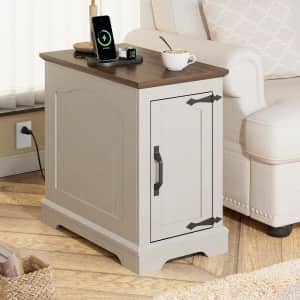 Tronlee Narrow Farmhouse End Table: $65.81
