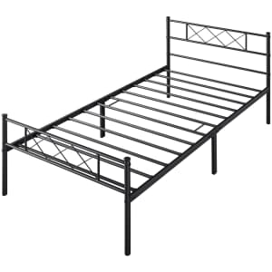 Renwick Journee x-Design Metal Platform Twin Bed: $51 Renwick Journee x-Design Metal Platform Twin Bed: $51