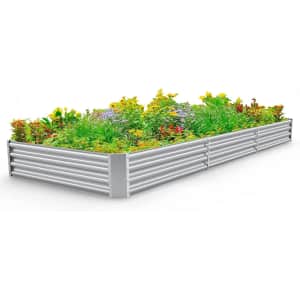 Land Guard 12x4-Foot Galvanized Raised Garden Bed: $30