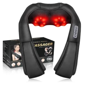 iKristin Electric 4D Shiatsu Neck & Back Massager w/ Heat: $19.99 iKristin Electric 4D Shiatsu Neck & Back Massager w/ Heat: $19.99